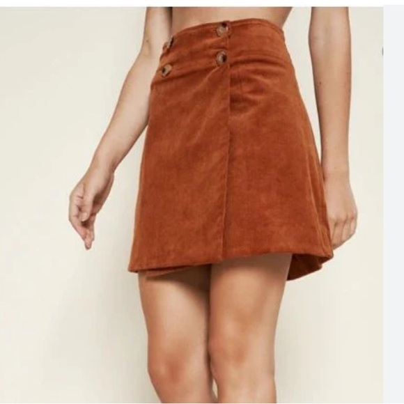 LIMITLESS CORDUROY HIGH WAISTED SKIRT - Picture 2 of 8